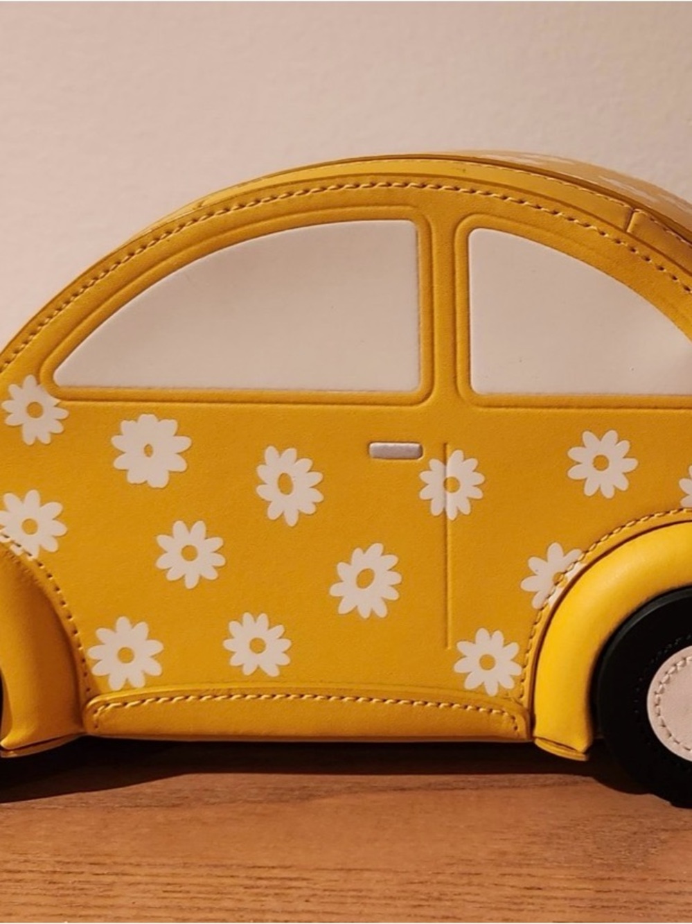 Kate Spade Beep Beep Yellow Bug Car Purse